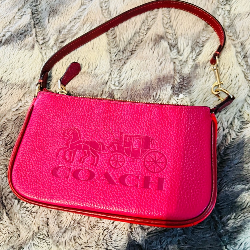 NEW Coach bag, magenta and red, brand new never used. Perfect for Valentines Day